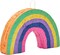 Rainbow Pinata for Pride, Baby Shower, Kids Birthday Party Decorations, (Small, 16.8 x 3.0 x 10.7 Inches)